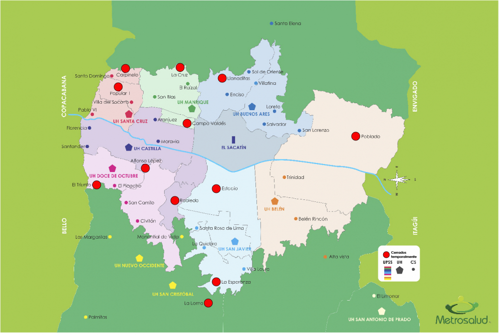 Conoce los centros de salud que ser&aacute;n cerrados de forma presencial